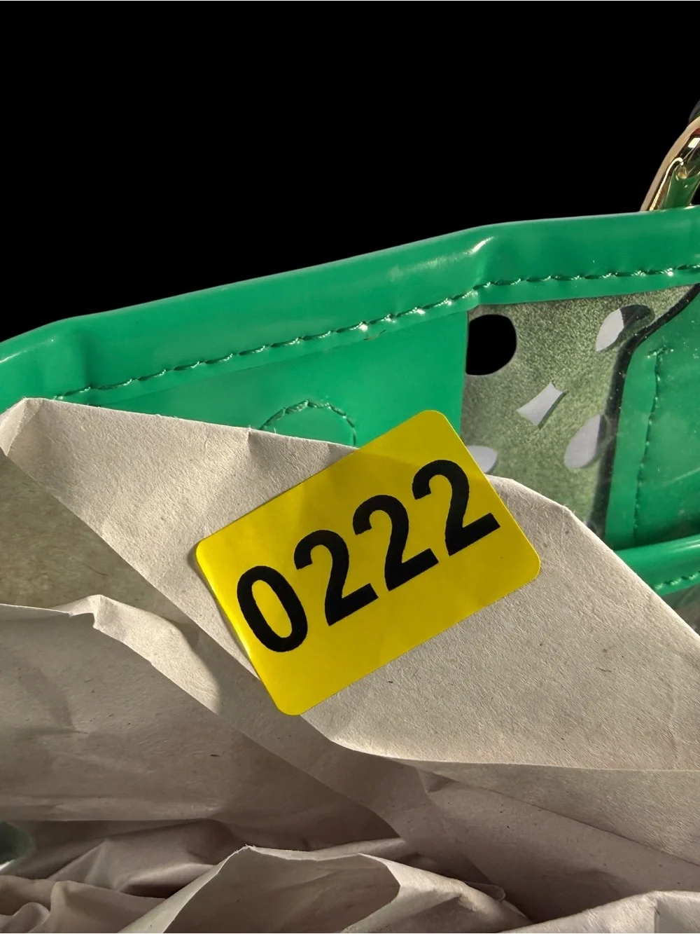 Milly Emerald Perforated Tote - Green